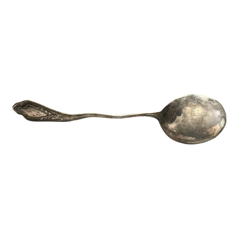 Vintage Sterling Silver Dessert Spoon 925 Hallmarked Antique Flatware